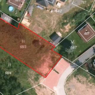 Pronájem stavební parcely 808 m² Černolice