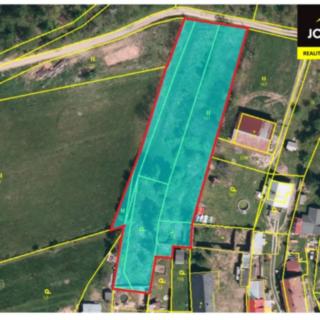 Prodej stavební parcely 3733 m² Sosnová