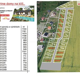 Prodej stavební parcely 800 m&sup2; Bystřice