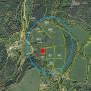 Prodej stavební parcely 113244 m² Malšín