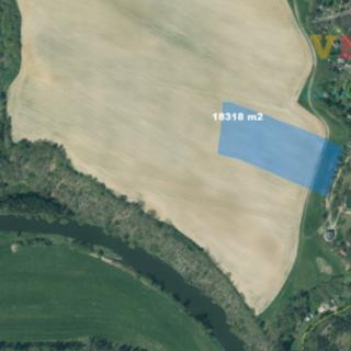 Prodej zemědělské půdy 18318 m² Zruč-Senec