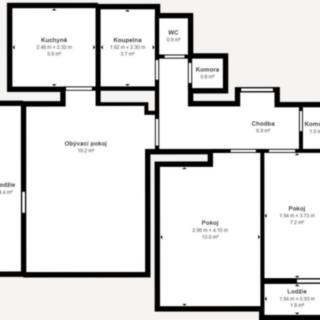 Prodej bytu 3+1 61 m² Meziboří, J. A. Komenského