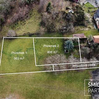 Prodej stavební parcely 903 m² Křesetice