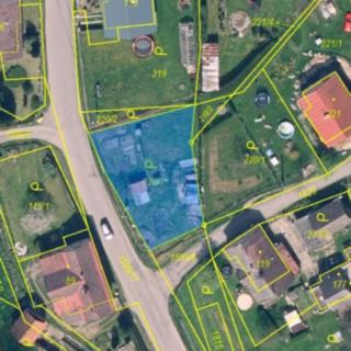 Prodej stavební parcely 524 m² Brniště