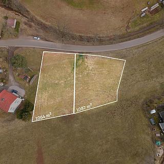 Prodej stavební parcely 1087 m&sup2; Dolní Kalná