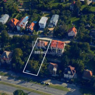 Prodej stavební parcely 935 m² Praha