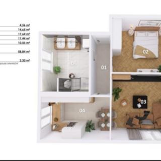 Prodej bytu 2+1 63 m² Kladno