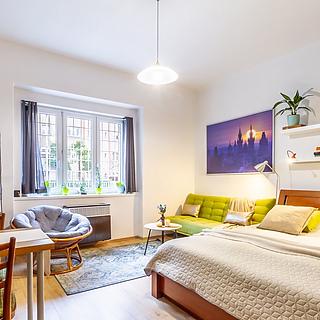 Prodej bytu 1+1 35 m² Praha Nusle, U družstev