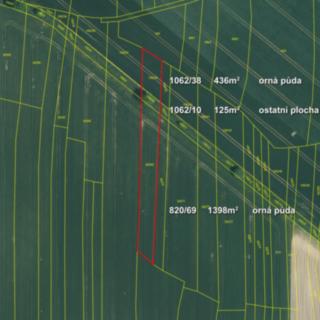 Prodej zemědělské půdy 11 341 m² Dolní Bukovsko