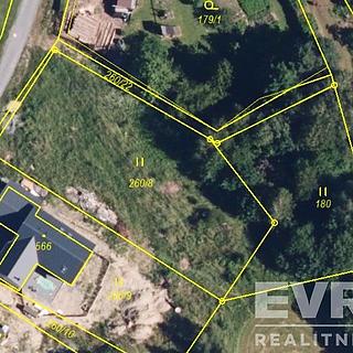 Prodej stavební parcely 1 941 m² Jívová