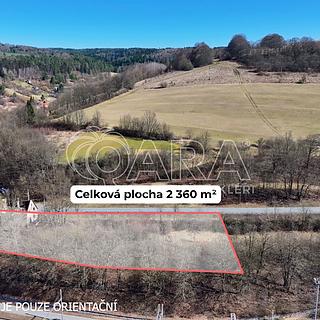 Prodej stavební parcely 2360 m&sup2; Březová nad Svitavou