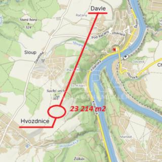 Prodej zemědělské půdy 23214 m² Davle