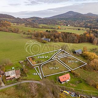 Prodej stavební parcely 2 224 m² Česká Kamenice