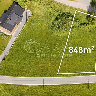 Prodej stavební parcely 848 m² Karlovice