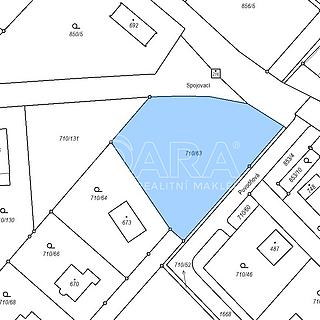 Prodej stavební parcely 1 610 m² Obříství, Povodňová