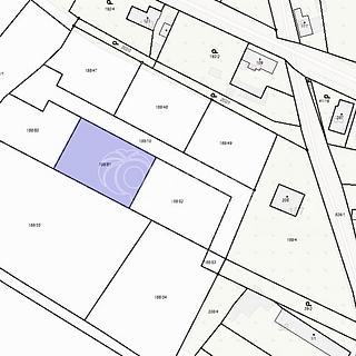 Prodej stavební parcely 1 121 m² Dobrovice Úherce