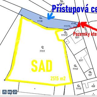 Prodej komerčního pozemku 2 527 m² Třebenice