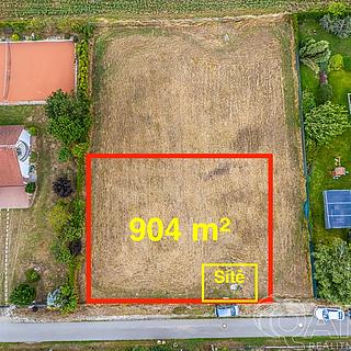Prodej stavební parcely 904 m² Čisovice
