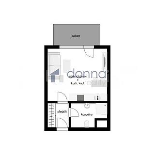 Pronájem bytu 1+kk, garsoniery 40 m² Praha