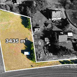 Prodej stavební parcely 3435 m&sup2; Rudoltice