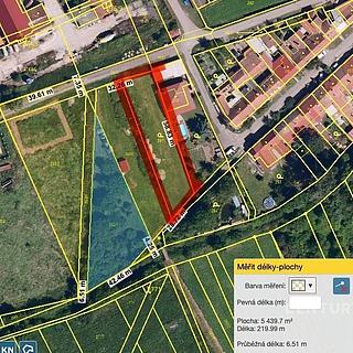 Prodej stavební parcely 921 m² Zbýšov