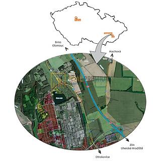 Prodej komerčního pozemku 96 599 m² Otrokovice
