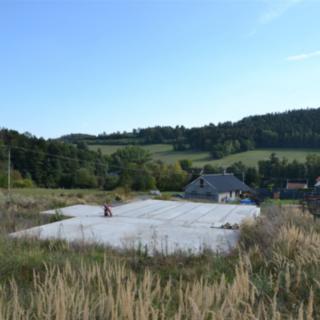 Prodej stavební parcely 1723 m² Obory