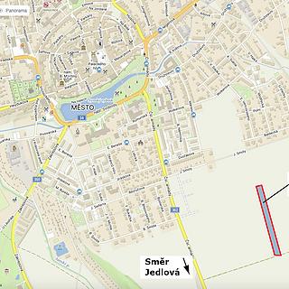 Prodej stavební parcely 8 954 m² Polička Horní Předměstí, J. Smoly