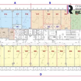 Pronájem kanceláře 29 m² Zlín, Kvítková