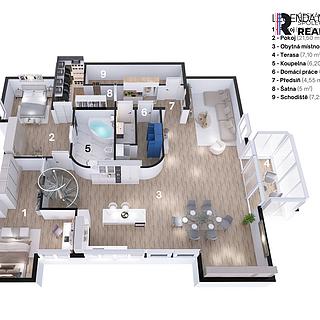 Prodej bytu 4+kk 180 m² Luhačovice, Masarykova