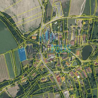 Prodej stavební parcely 1 949 m² Postupice Milovanice