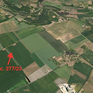Prodej zemědělské půdy 7 167 m² Černuc Miletice