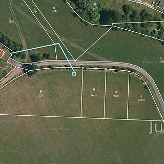 Prodej stavební parcely 1 025 m² Kuřimany