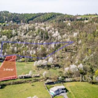 Prodej stavební parcely 3 494 m² Solenice