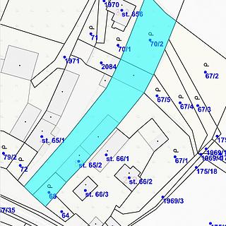 Prodej stavební parcely 2225 m&sup2; Losiná