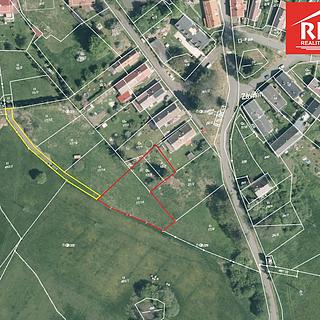 Prodej stavební parcely 1 793 m² Zádub-Závišín Zádub