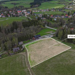 Prodej stavební parcely 8 718 m² Deštné v Orlických horách