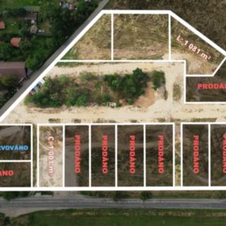 Prodej stavební parcely 1001 m² Klínec