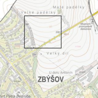 Prodej stavební parcely 13 304 m² Zbýšov