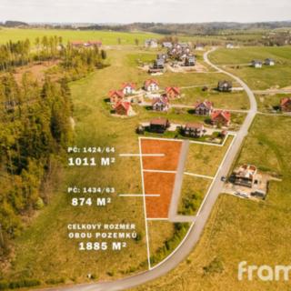 Prodej stavební parcely 1985 m² Václavov u Bruntálu