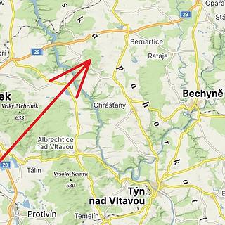 Prodej stavební parcely 654 m² Olešná