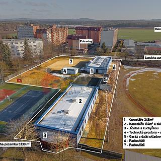Pronájem kanceláře 712 m² Sezimovo Ústí, Průmyslová