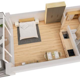 Prodej bytu 1+kk a garsoniéry 46 m² České Budějovice 6, Chelčického