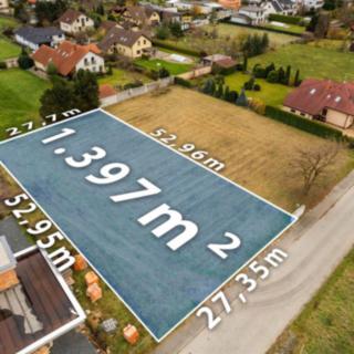 Prodej stavební parcely 1397 m² Brandýs nad Labem-Stará Boleslav