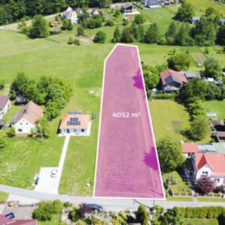 Prodej stavební parcely 4052 m² Šenov
