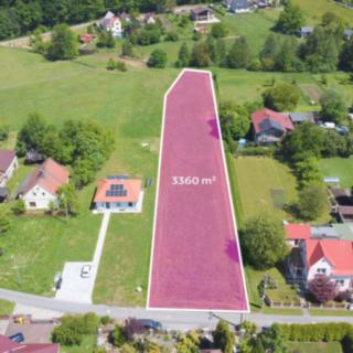 Prodej stavební parcely 3360 m² Šenov