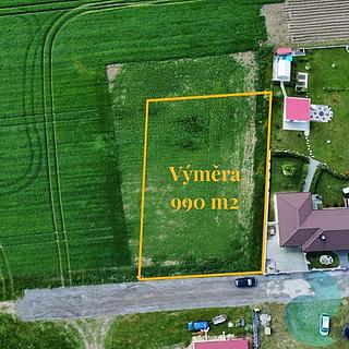Prodej stavební parcely 990 m&sup2; Kaplice