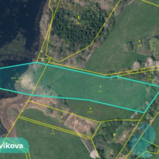 Prodej louky 4157 m² Kunratice u Cvikova
