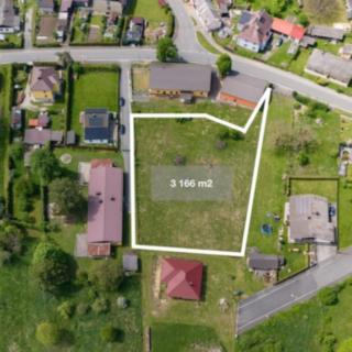 Prodej stavební parcely 3166 m² Chudenín