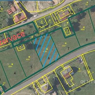 Prodej stavební parcely 1 025 m² Staré Křečany